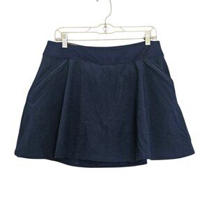NWT Under Armour Women's Skort Large Navy Heatgear Performance Golf Pickleball